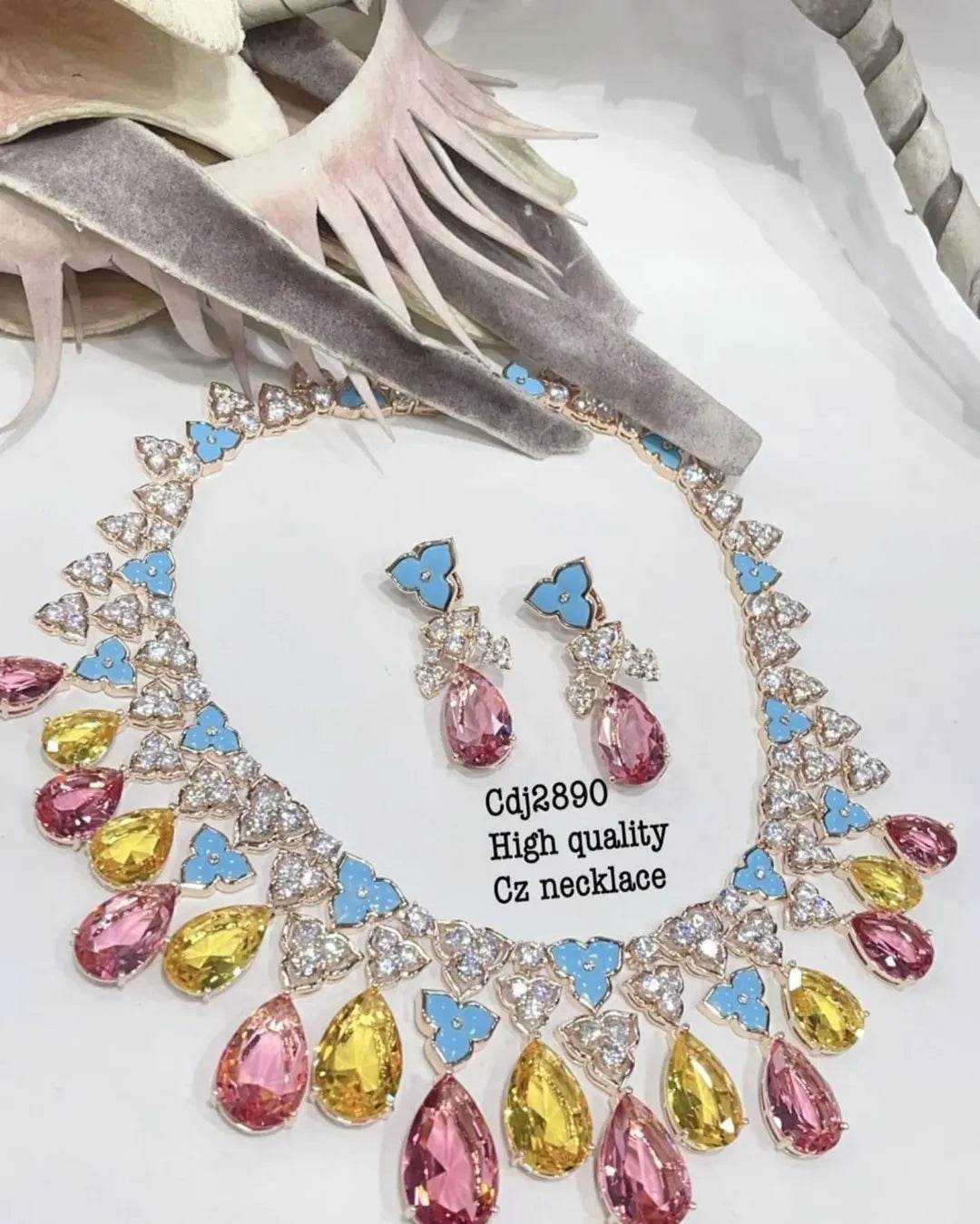 Gold-Plated Red & Green Stone Studded Handcrafted Traditional Temple Jewellery Set For Women - Rajputtrade
