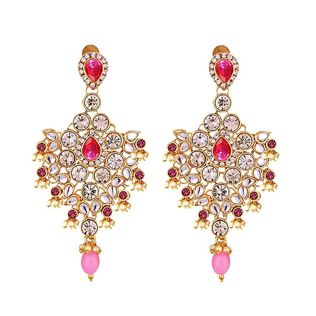 Jewellery Wedding Designer Gold Plated Dulhan Choker Bridal Set with sheeshpatti for Girls & Women - Rajputtrade