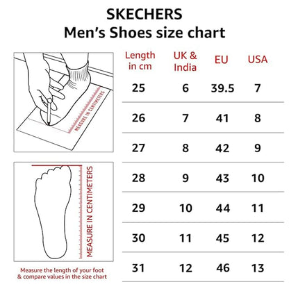 Skechers Mens Summits Brisbane Sneakers, Size: 6 UK (7 US) - Rajputtrade