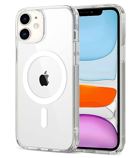 iPhone 11 Back Case Cover | Compatible with MagSafe | Clear