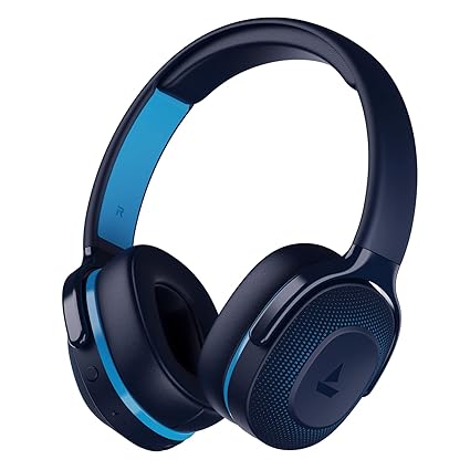 boAt Rockerz 425 Bluetooth Wireless Over Ear Headphones, ASAP Charge 25H Playtime V5.2, (Oceana Blue)