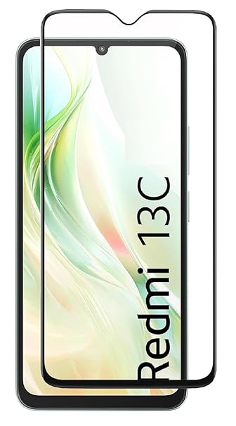 Xiaomi Redmi 13C 5G, Redmi 13C 4G, Poco C65 Tempered glass with Full Edge Protection