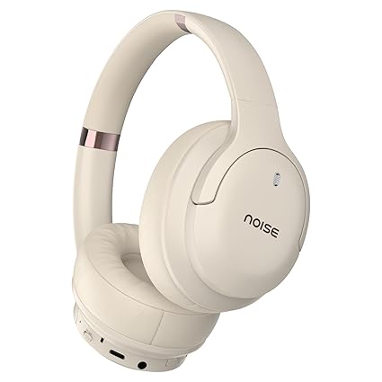 Noise Airwave Max 4 Wireless Over-Ear Headphones with 70H Playtime, ENC, 40mm Driver (Calm Beige) - Rajputtrade
