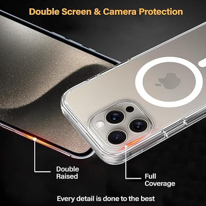 iPhone 15 Pro (TPU + Poly Carbonate | Crystal Clear) - Rajputtrade