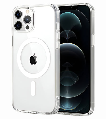 iPhone 12 Pro Max Back Case Cover | Compatible with MagSafe| Clear