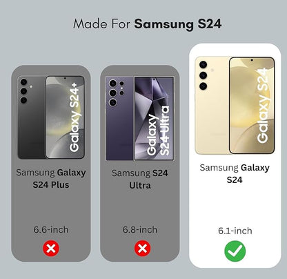 Samsung Galaxy S24 5G tempered glass with Full Edge Protection