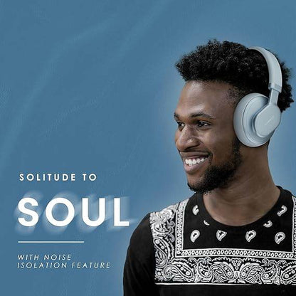 HAMMER Bash Max Over The Ear Wireless Bluetooth Headphones with Mic, Upto 40 Hours Playtime, Bluetooth 5.3, Workout (Blue) - Rajputtrade