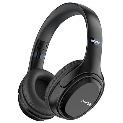 Noise Airwave Max 3 Bluetooth On-Ear Headphones with 70H Playtime, 40mm Driver, Low Latency(up to 45ms),Dual Pairing, BT v5.3 (Black) - Rajputtrade