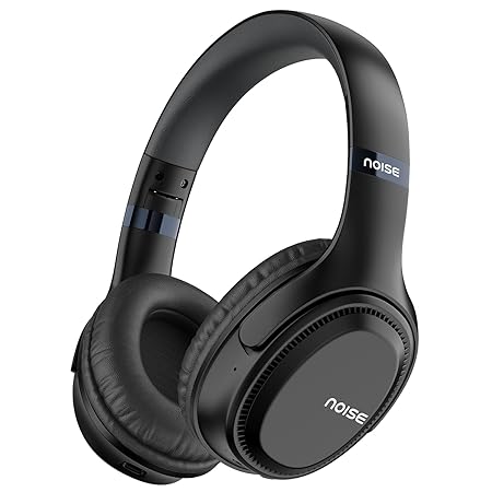 Noise Airwave Max 3 Bluetooth On-Ear Headphones with 70H Playtime, 40mm Driver, Low Latency(up to 45ms),Dual Pairing, BT v5.3 (Black) - Rajputtrade