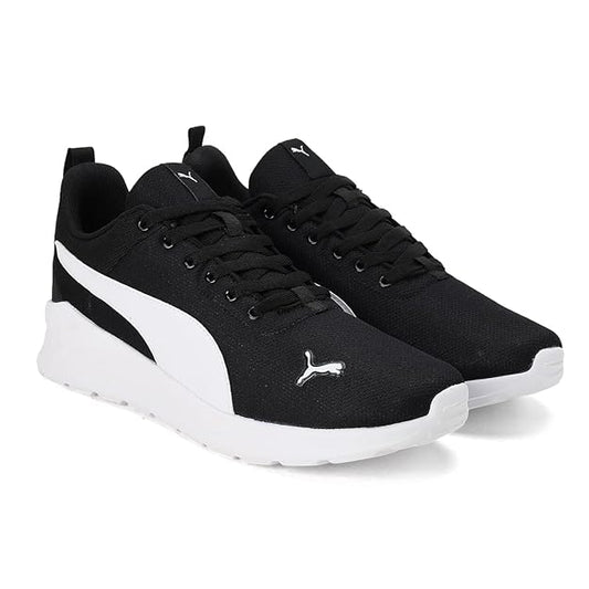 Puma Men Lace Up Sneaker Shoes (Black, White) - Rajputtrade