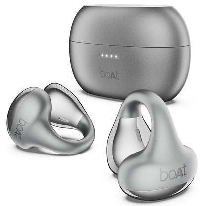 boAt Airdopes Loop Bluetooth in Ear Earbuds W/Clip-On Fit, Air Conduction Tech, 50HRS Battery, 4Mics Enx, Dual EQ Modes, 12Mm Drivers, 40Ms Latency (3 Color Options)