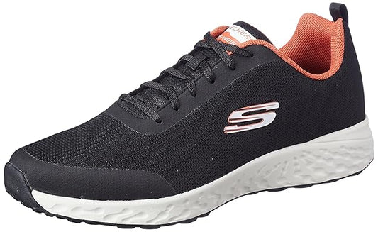 Skechers Men's Terrenex Sneaker - BLACK/ORANGE - Rajputtrade