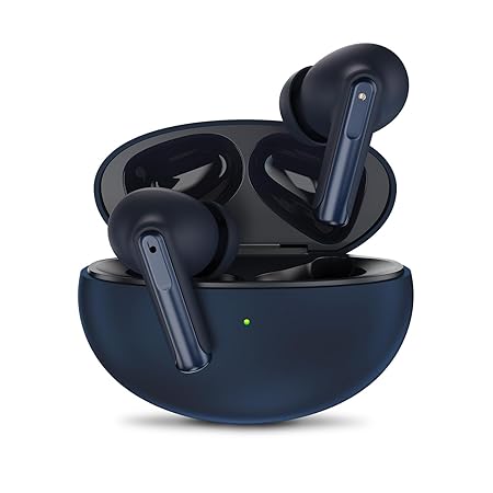 Wireless Earbuds for Uncut Sound, 30dB ANC, Smooth Sound, Wireless Charging - Blue - Rajputtrade
