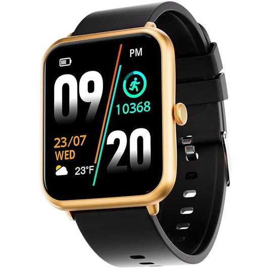 Fire-Boltt Ninja Call Pro Smart Watch Dual Chip Bluetooth Calling, 42.92mm (1.69 inch) Display (Dark Gold Black) - Rajputtrade