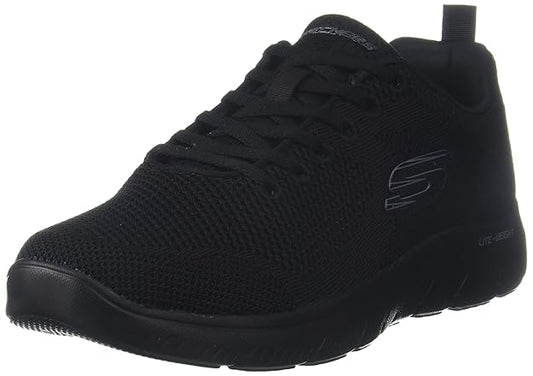 Skechers Mens Summits Brisbane Sneakers, 12 UK (13 US) -Black - Rajputtrade