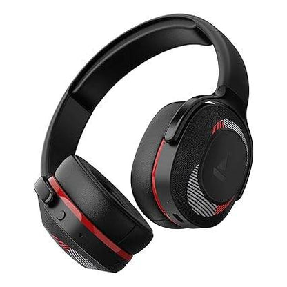boAt Rockerz 425 Bluetooth Wireless On Ear, 25H Playtime, Bluetooth V5.2, Dual Pairing with Mic(Fiery Red) - Rajputtrade