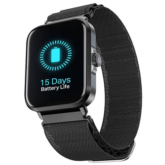 boAt New Launch Storm Infinity w/15 Days Extensive Battery fueled by Huge 550mAh Battery, Sports Strap,1.83”(4.65cm)HD Display (Sports Black) - Rajputtrade
