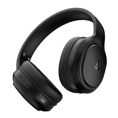 boAt Rockerz 430 w/ 40mm Drivers, Beast Mode w/ 40ms Latency, 40hrs Playback, Bluetooth Over Ear Headphones(Black Sabre) - Rajputtrade