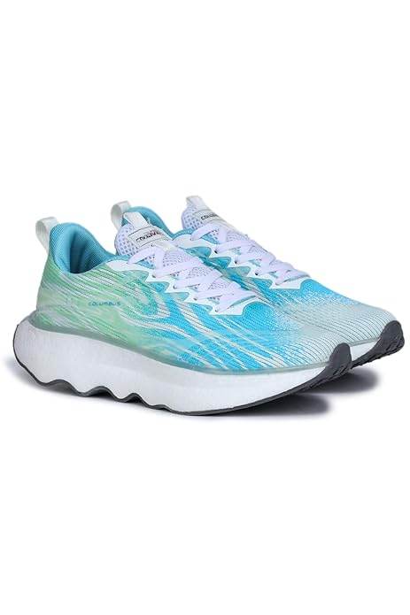 Columbus Viper Sports Shoes - Running Shoes | Walking Shoes (Aqua & Green) - Rajputtrade
