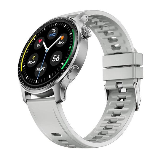 boAt New Launch Ultima Prime smartwatch with 1.43” AMOLED Display, Personalized Fitness Nudges (Silver) - Rajputtrade