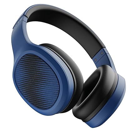 boAt Rockerz 460 Wireless Over Ear Headphones W/Up to 30Hrs Playtime, 40Mm Drivers (Blue)