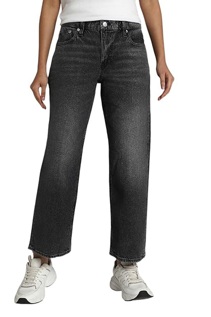 Women's Regular Jeans, Grey (Size 30) - Rajputtrade