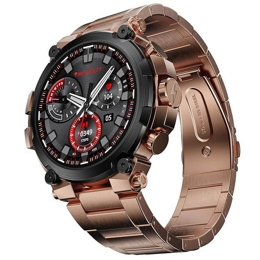 Fire-Boltt Dominian 36.3mm (1.43 inch) AMOLED Display, IP67, Weather Updates (Twilight Copper) - Rajputtrade