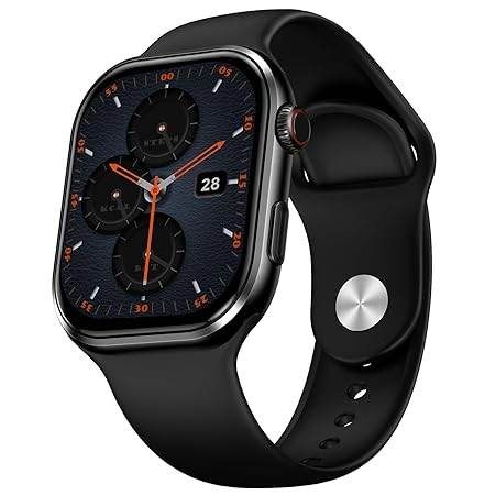 Fire-Boltt Brillia Smart Watch with 51.3mm (2.02 inch) AMOLED Display, Bluetooth Calling, SpO2 (Brillia, Black) - Rajputtrade