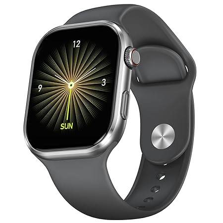 Fire-Boltt Brillia Smart Watch with 51.3mm (2.02 inch) AMOLED Display, Bluetooth Calling, SpO2 (Brillia, Dark Grey) - Rajputtrade