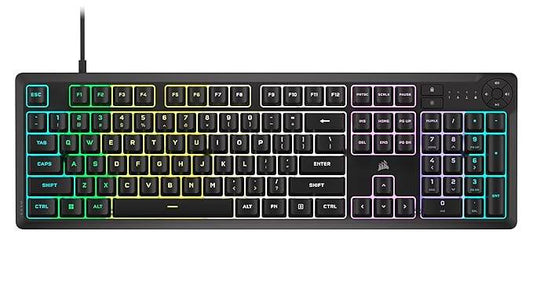Corsair K55 CORE RGB Gaming Keyboard,Dynamic Dedicated Media Keys - Rajputtrade