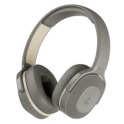 boAt Rockerz 425 Bluetooth Wireless On Ear Headphones Signature Sound, Enx Tech, ASAP Charge, 25H Playtime (Grey)