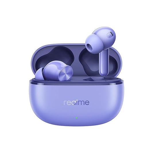 realme Buds T200 Lite Bluetooth in Ear Earbuds,4 Mic, AI ENC for Calls,48 Hours Total Playback with Fast Charging (Purple) - Rajputtrade