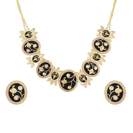 Pashmina Nyasia Choker Set | Necklace Sets For Women - Rajputtrade