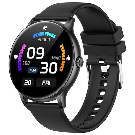 Fire-Boltt Phoenix Smart Watch with Bluetooth Calling 1.3,120+ Sports Modes, 240 * 240 PX High Res (Black) - Rajputtrade