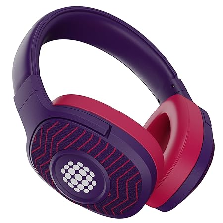 boAt Rockerz 550 Sunburn Edition with 50MM Drivers, 20 Hours Playback, Physical Noise Isolation, Wireless Headphone (Techno Purple)