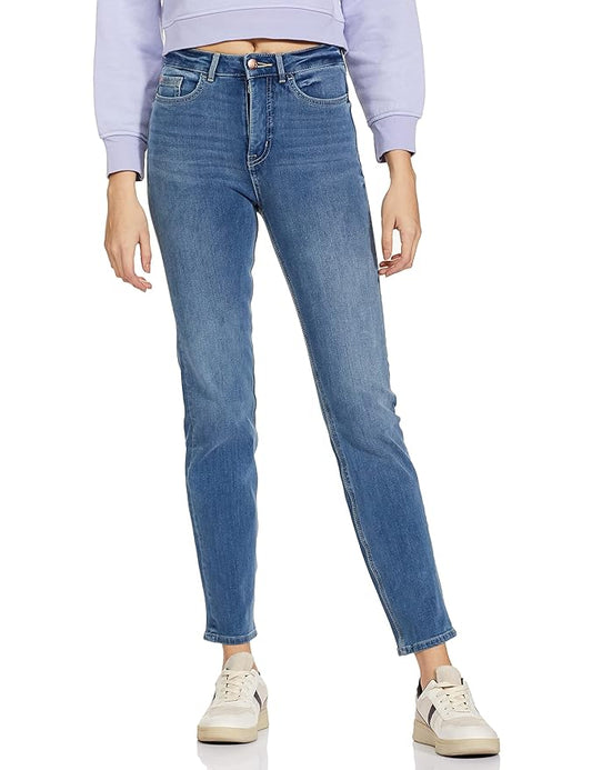 Women Regular Fit Jeans (LIGHT INDIGO) Size - 2XL - Rajputtrade