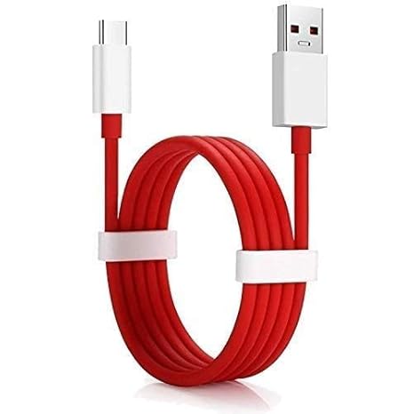 Fast Type C Usb Cable For Tata Punch Adventure Rhythm Original USB Type C Sync Cable (Red)