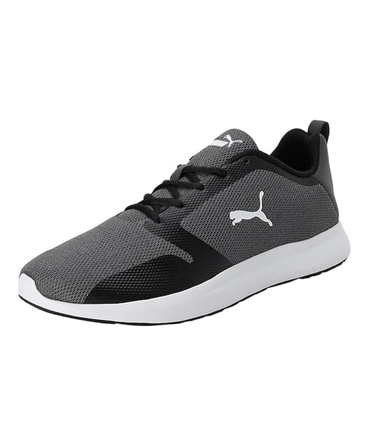Puma Men Synthetic Sneaker Shoes (Black-Silver) - Rajputtrade