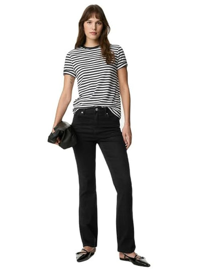 Women's High Rise Regular Jeans, Black Mix (Size 2XL) - Rajputtrade