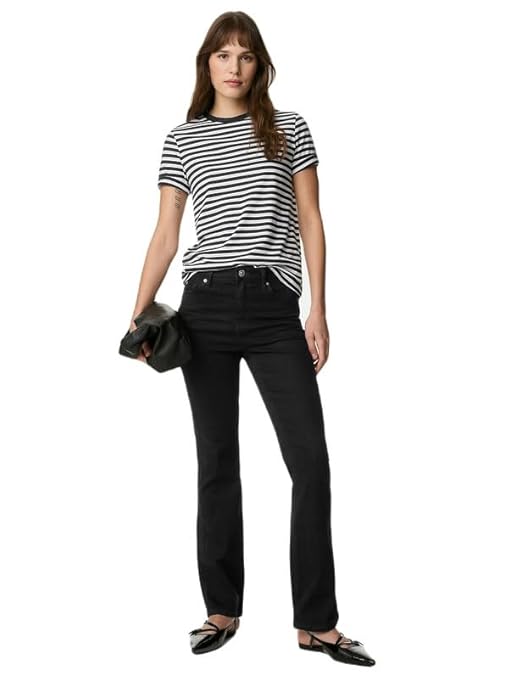 Women's High Rise Regular Jeans, Black Mix (Size 2XL) - Rajputtrade