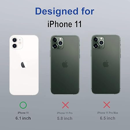 iPhone 11 Back Case Cover | Scratch-Resistant Back Case Cover | Black