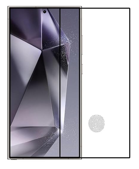 Samsung Galaxy S24 Ultra 5G tempered glass with Full Edge Protection