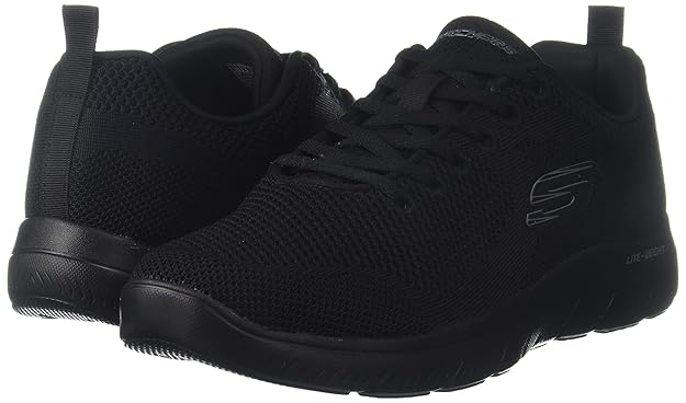 Skechers Mens Summits Brisbane Sneakers, 12 UK (13 US) -Black - Rajputtrade