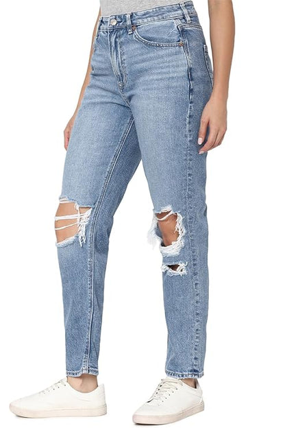 Women's Regular Jeans, Blue (Size 33) - Rajputtrade