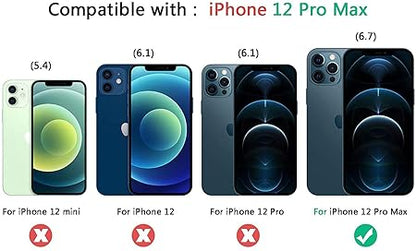 iPhone 12 Pro Max Back Case Cover | Compatible with MagSafe| Clear