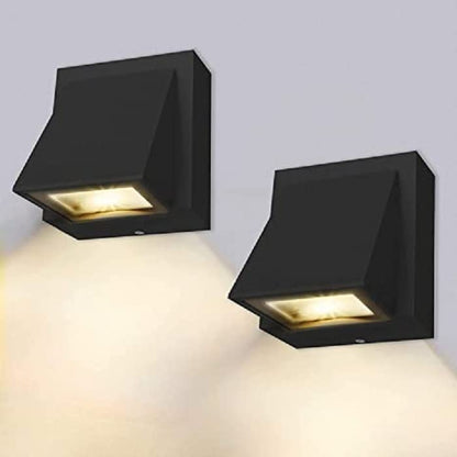 Wall Lights - 3W IP65 Waterproof Wall Lamp One Step Fancy LED Light for Wall 1 Way Outdoor Wall Lamps - Outdoor Wall Lights for Elevation,Garden & Patio Lights - (Warm White)-Pack of 1 - Rajputtrade