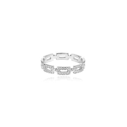 925 Sterling Silver Classy Ring | Gifts for Women & Girls | With 925 Stamp And Certificate Of Authenticity - Rajputtrade