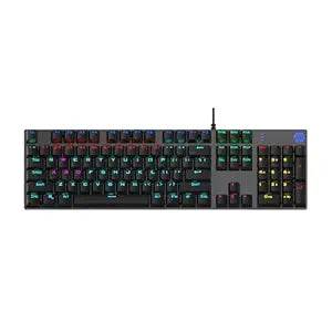 HP Gk400F Mechanical USB Gaming Keyboard,Dust & Spill Resistant,RGB Backlit Keys,Metal Panel,Full-Sized Keyboard Design - Rajputtrade