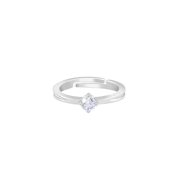 925 Silver Zircon Love Ring | Gifts for Women & Girls - Rajputtrade