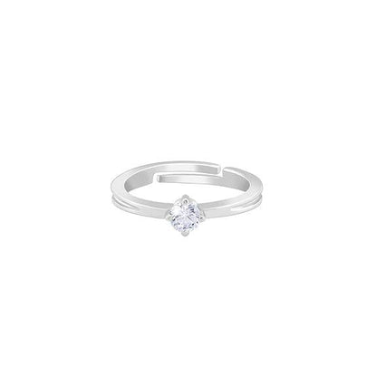 925 Silver Zircon Love Ring | Gifts for Women & Girls - Rajputtrade